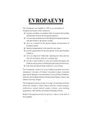 EVROPAEVM - The Europaeum