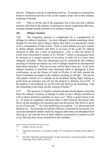 Consultation Paper on Inchoate Offences - Law Reform Commission