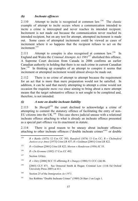 Consultation Paper on Inchoate Offences - Law Reform Commission