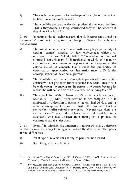 Consultation Paper on Inchoate Offences - Law Reform Commission