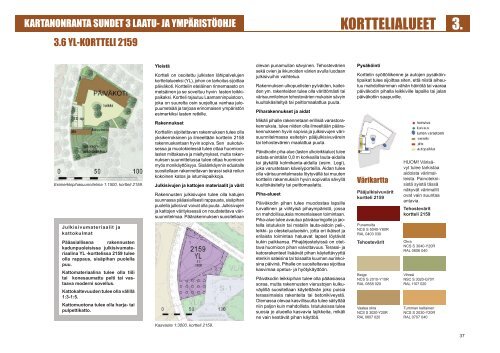 KARTANONRANTA SUNDET III ASEMAKAAVA LAATU- JA ...