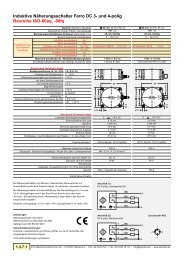 Induktive Näherungsschalter Ferro DC 3- und 4-polig ... - Klaschka
