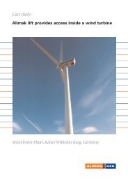 Wind Power Plant - Alimak Hek Group AB