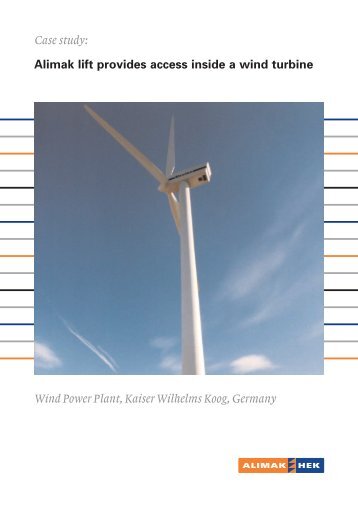 Wind Power Plant - Alimak Hek Group AB