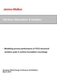 Vibration Attenuation & Isolation - Wind Energy Network