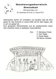 22.12.2012 bis 13.01.2013 - Ludendorf.Info