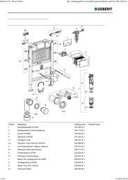 Geberit A/S - Reservedele - Tengi