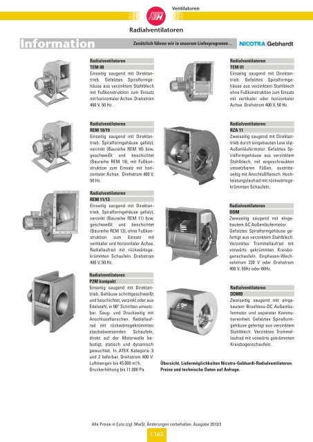 Ventilatoren - Felderer