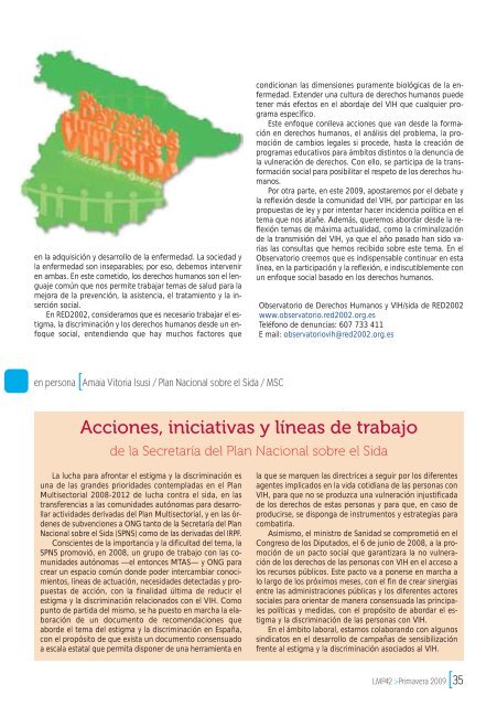 VIH, discriminaciÃ³n y derechos - Sida Studi