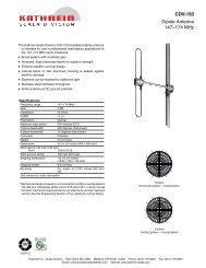 CDV-150 Dipole Antenna 147â174 MHz - Kathrein Scala Division