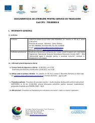 Documentatie servicii traducere OE - Roma Education Fund Romania