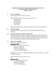 WPR Board Meeting Minutes 2-9-12 - Summit Resort Group HOA ...