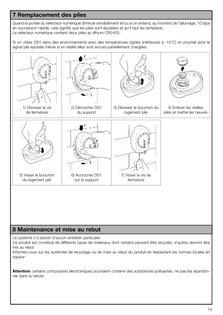 Radio command digital selector PUK CODE - MHOUSE