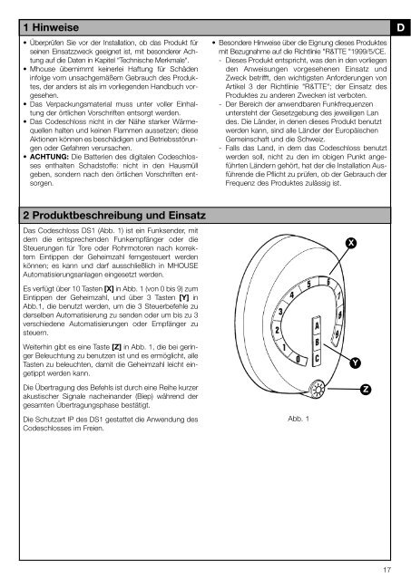 Radio command digital selector PUK CODE - MHOUSE