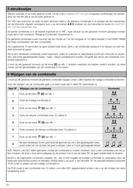 Radio command digital selector PUK CODE - MHOUSE