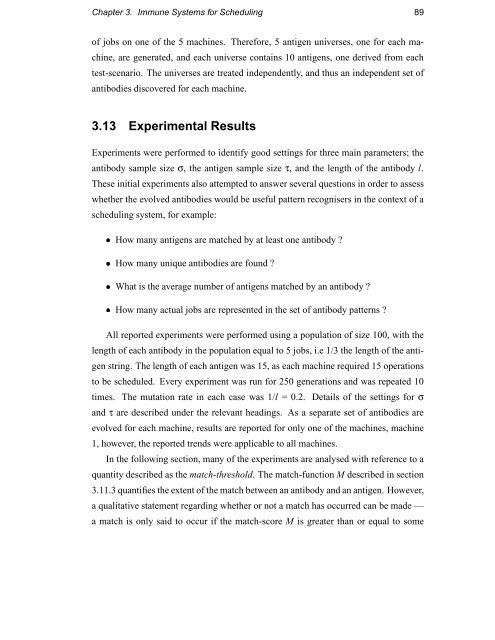 Immunology as a Metaphor for Computational ... - Napier University