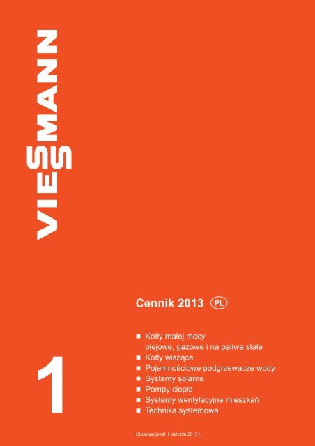 Cennik 2013 ï - Viessmann