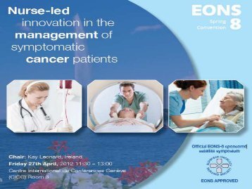 View this presentation (PDF format) - the European Oncology ...