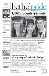 1, 062 students graduate - Bethel School District