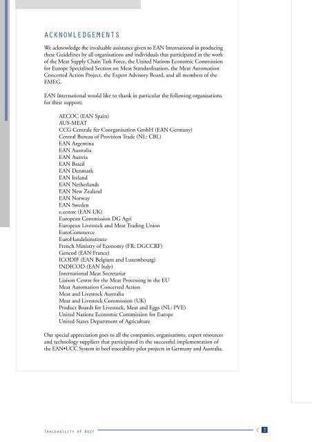 TRACEABILITY OF BEEF - GS1