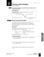 Practice Worksheet with Examples.