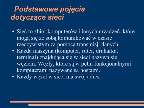 Java â programowanie sieciowe - Koszalin