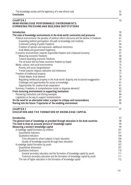 Arab Knowledge Report 2009: Towards Productive