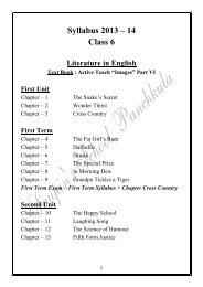 Syllabus 2013 â 14 Class 6