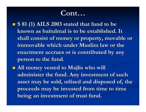 Islamic Law of Property