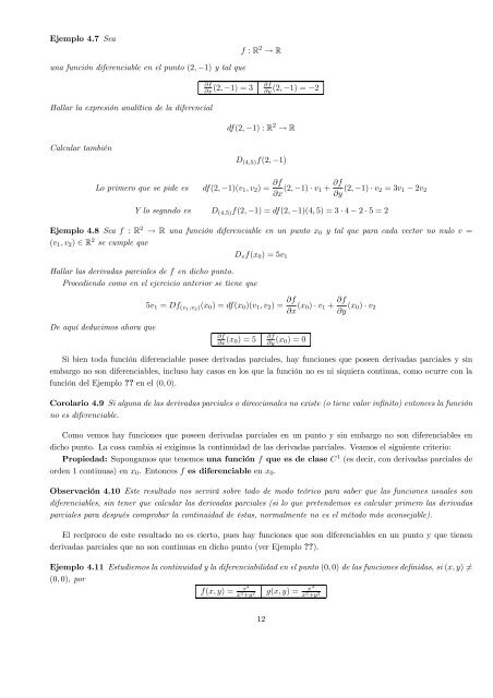 Tema 11: CÃ¡lculo diferencial de funciones de varias variables I