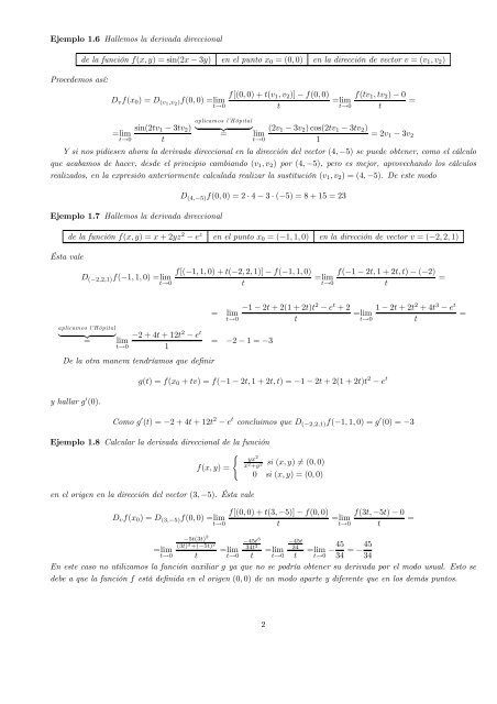 Tema 11: CÃ¡lculo diferencial de funciones de varias variables I