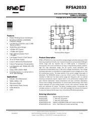 Template for Proposed Data Sheets - RF Micro Devices