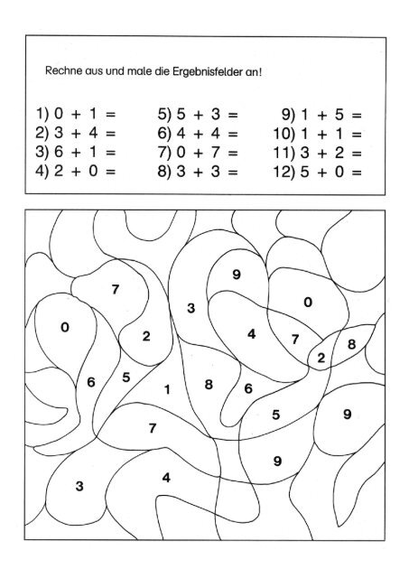 Arbeitsblatt 2: Zahlenraum 10