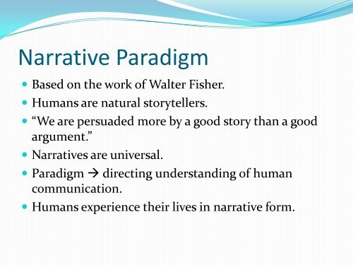 Narrative Paradigm