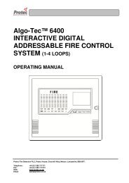 6400 Operating Manual - Protec Fire Detection