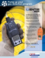 Ventis MX4 Portable Multigas Detectors - Omni Instruments