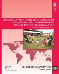 Download Report - Independent Evaluation Group - World Bank