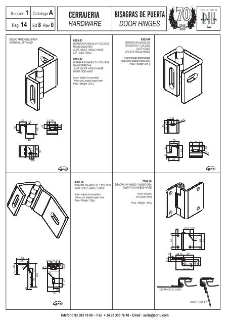 1-CERRAJERIA HARDWARE