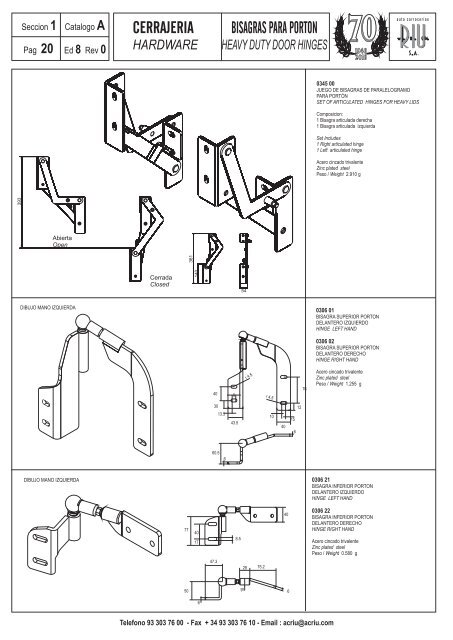 1-CERRAJERIA HARDWARE