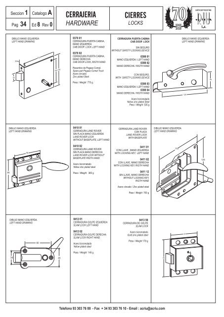 1-CERRAJERIA HARDWARE