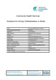 Catheterisation in Adults - the Royal Cornwall Hospitals Trust ...