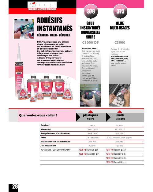 Orapi - Catalogue maintenance - Abrasifs et Outillages