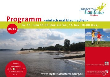 Programm - Langer Tag der StadtNatur Hamburg