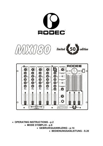 limited edition - Rodec