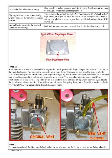 OPERATING INSTRUCTIONS - RC World