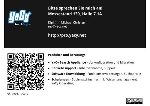 Suchportale und Intranet- Suchmaschinen mit YaCy