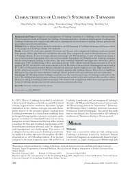 characteristics of cushing's syndrome in taiwanese