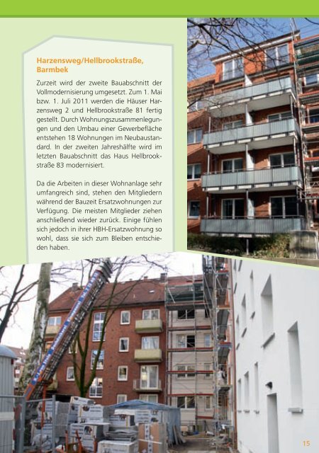 Ein echter Hingucker - Hanseatische Baugenossenschaft Hamburg eG
