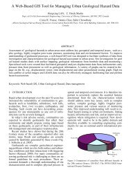 A Web-Based GIS Tool for Managing Urban Geological Hazard Data