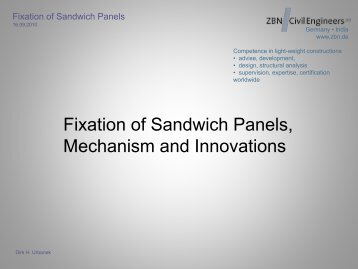 Fixation of Sandwich Panels - EPAQ